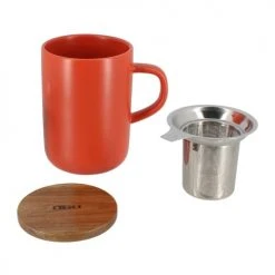 OGO Living Bols, Tasses Et Mugs Tisanière Avec Couvercle En Grès Et Acacia 475 Ml -Bols, tasses et mugs Soldes Magasin tisaniere avec couvercle en gres et acacia 475 ml 32