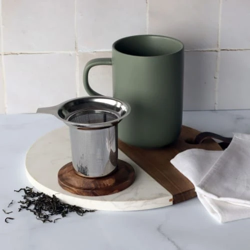 OGO Living Bols, Tasses Et Mugs Tisanière Avec Couvercle En Grès Et Acacia 475 Ml 8 OGO Living Bols, Tasses Et Mugs Tisanière Avec Couvercle En Grès Et Acacia 475 Ml – Image 6