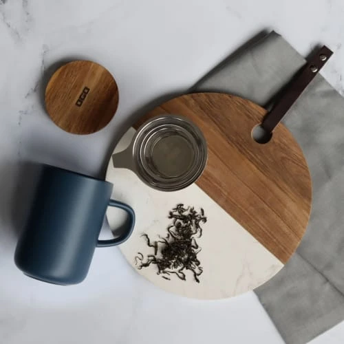 OGO Living Bols, Tasses Et Mugs Tisanière Avec Couvercle En Grès Et Acacia 475 Ml 6 OGO Living Bols, Tasses Et Mugs Tisanière Avec Couvercle En Grès Et Acacia 475 Ml – Image 4