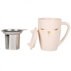 Maisons Du Monde Bols, Tasses Et Mugs Tisanière En Grès Vieux Rose -Bols, tasses et mugs Soldes Magasin tisaniere en gres vieux rose 1000 3 37 216804 2