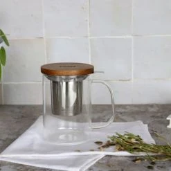 OGO Living Bols, Tasses Et Mugs Tisanière En Verre Borosilicate 450 Ml -Bols, tasses et mugs Soldes Magasin tisaniere en verre borosilicate 450 ml 2