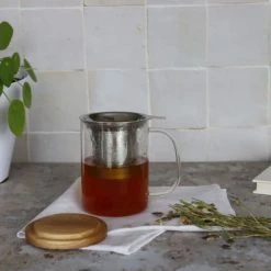 OGO Living Bols, Tasses Et Mugs Tisanière En Verre Borosilicate 450 Ml -Bols, tasses et mugs Soldes Magasin tisaniere en verre borosilicate 450 ml 4
