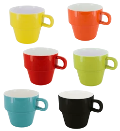 Pylones Bols, Tasses Et Mugs Tour De Tasses Cappucino 160ml -Bols, tasses et mugs Soldes Magasin tour de tasses cappucino 160ml 1