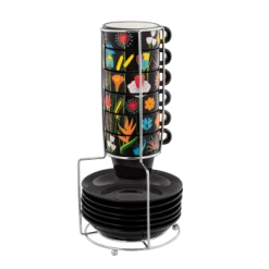 Pylones Bols, Tasses Et Mugs Tour De Tasses Espresso Porcelaine 100ml -Bols, tasses et mugs Soldes Magasin tour de tasses espresso porcelaine 100ml 2